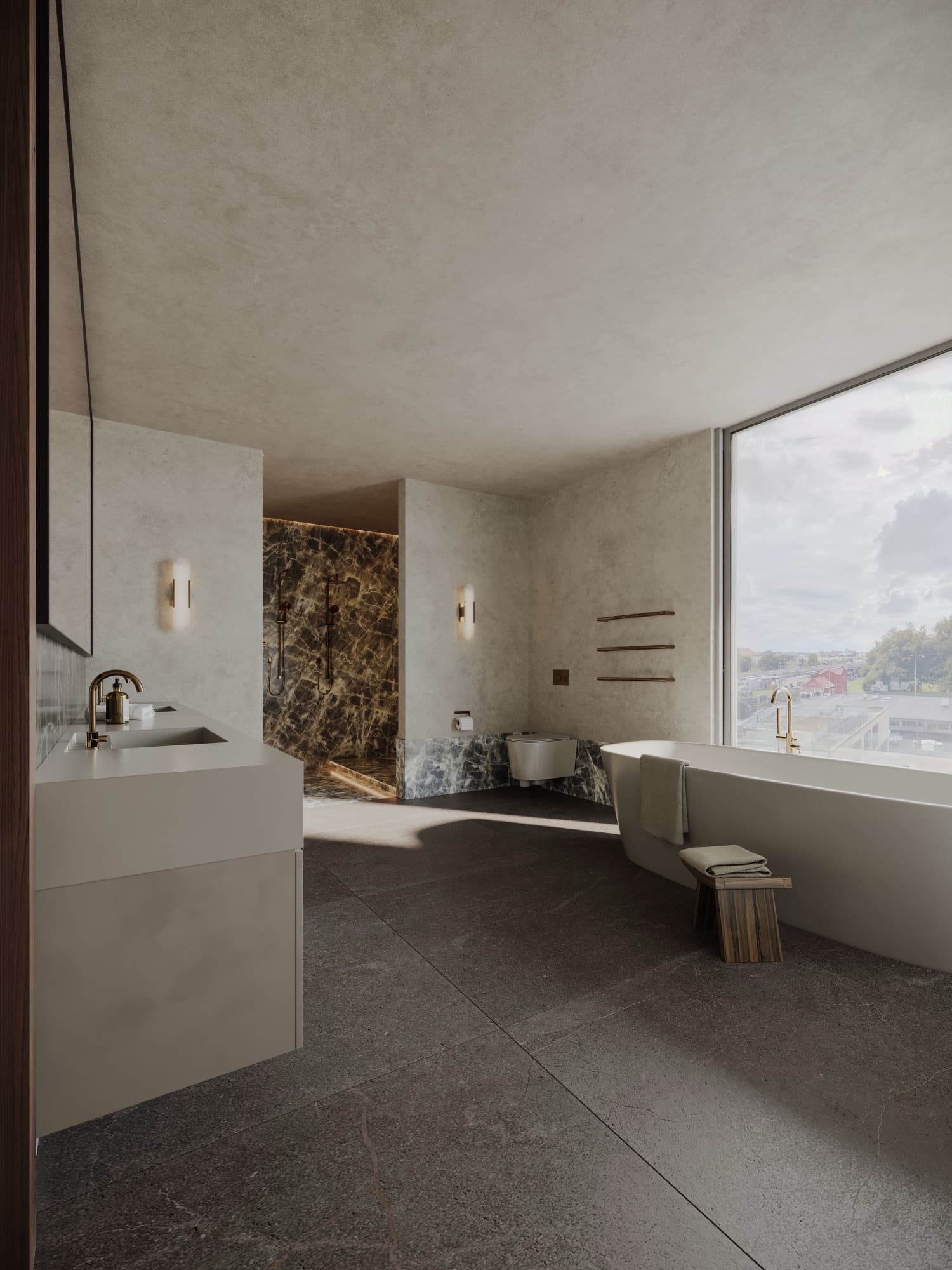 Drake Street level 4 bathroom render