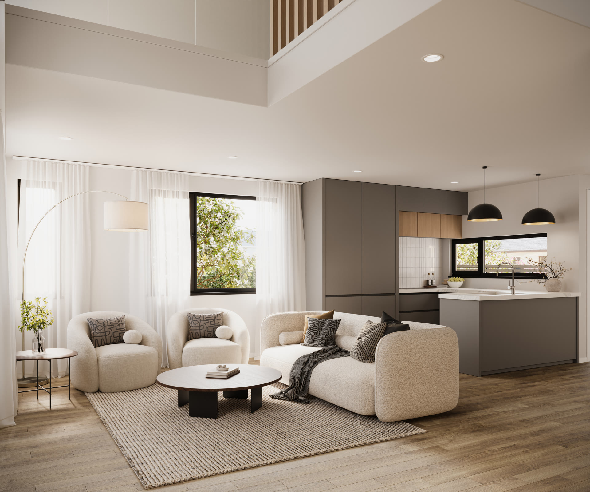 Render of a residence at the View Road development in Auckland by Render Works