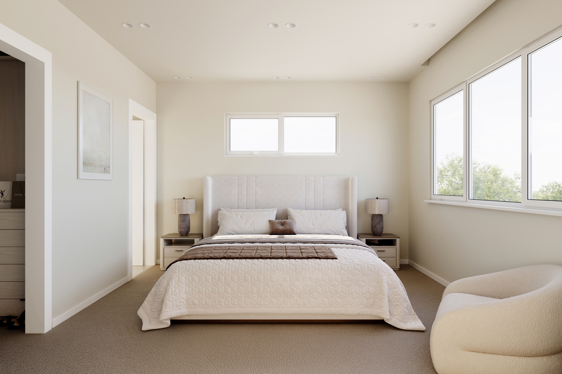 Architectural exterior render of a Princes Street townhouse in Otahuhu, Auckland, by Render Works